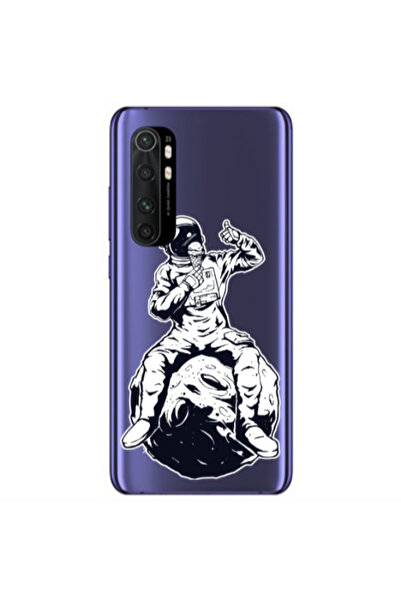Other Xiaomi Mi Note 10 Lite ice cream in space Transparent Silicone TPU Θήκη