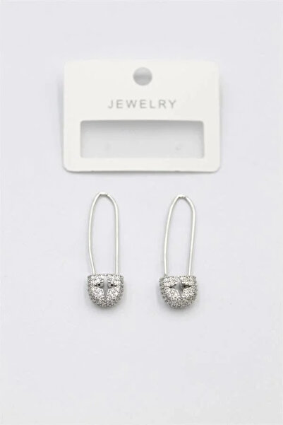 Marsilyan Nvdn- Ieg - Stone-Encrusted Filkete Earrings - Silver Iegrs-Nvdn1