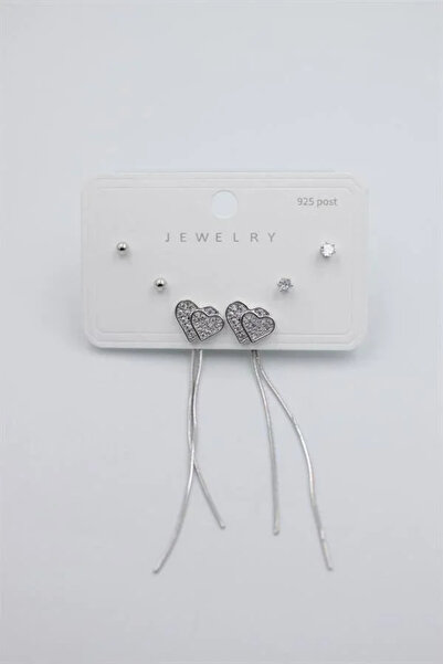 Marsilyan Nvdn- Ieg - Multiple Set Earrings - Silver Iegrs-Nvdn1