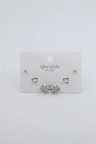 Marsilyan Nvdn- Ieg - Multiple Set Earrings - Silver Iegrs-Nvdn1