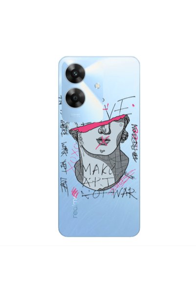 Other Realme Note 60 Make art Transparent Silicone TPU Θήκη
