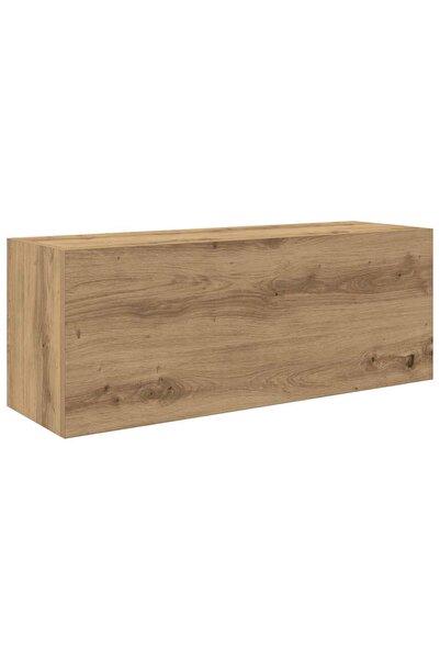 vidaxl Dulap perete baie stejar artizanal, 80x25x30 cm, lemn prelucrat