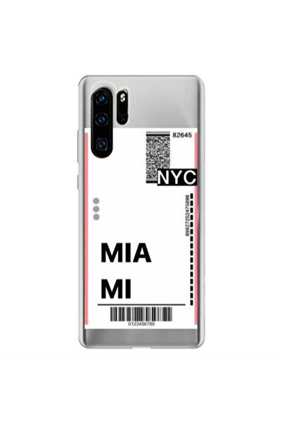 Other Huawei P30 Pro Miami NYC Transparent Silicone TPU Θήκη