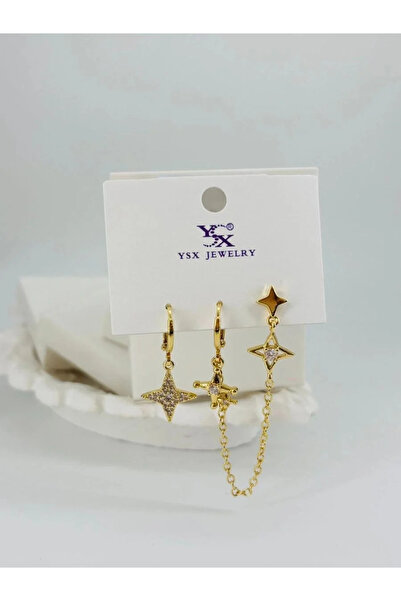 Marsilyan Nvdn- Ieg - Triple Combination Earrings Iegrs-Nvdn1