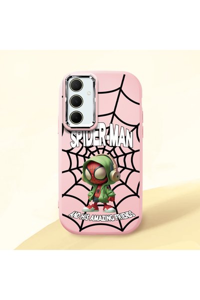 Hontinga Samsung Galaxy A35 Compatible Case with Camera Protection Pink Silic...