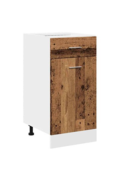 vidaxl Dulap inferior cu sertar “Lyon” lemn vechi 40x46x81,5cm