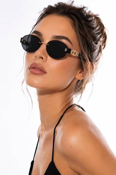 ModaLucci New Season Modern Style Black Women's Sunglasses