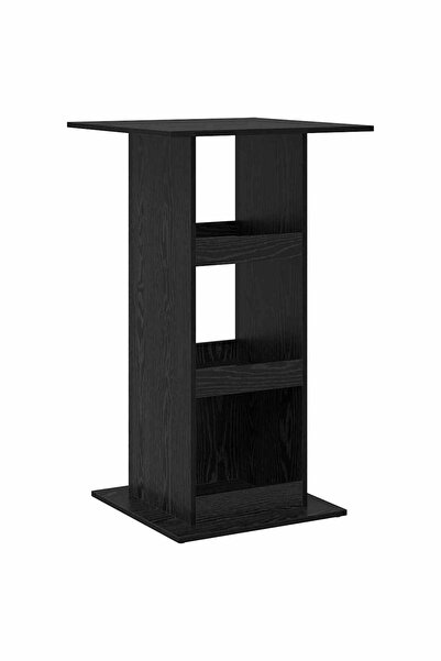 vidaxl Masă de bar cu raft Stejar Negru 60 x 60 x 100 cm Lemn compozit