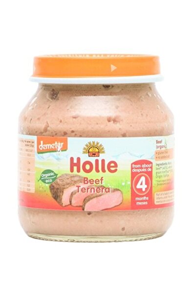 Holle Organic Puree, Beef, 125 g