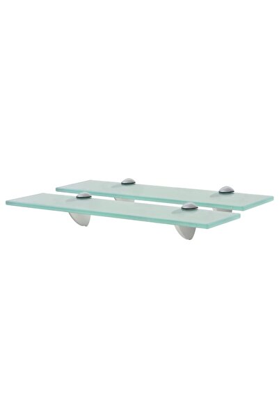 vidaxl Rafturi suspendate, 2 buc., 40 x 20 cm, sticlă, 8 mm
