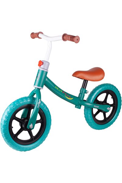 MalPlay Bicicleta de echilibru pentru copii, fara pedale, roti EVA 12", turco...