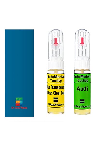 YLKRS AUTOMOTIVE Κιτ βαφής επιδιόρθωσης Audi Q3 AULV5C (Turbo Blue), AULV5C, ...