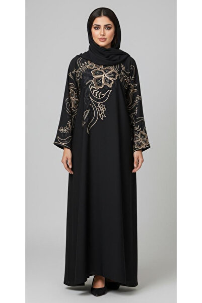 Ameerat Close Embroidery Forasha Abaya 1001066