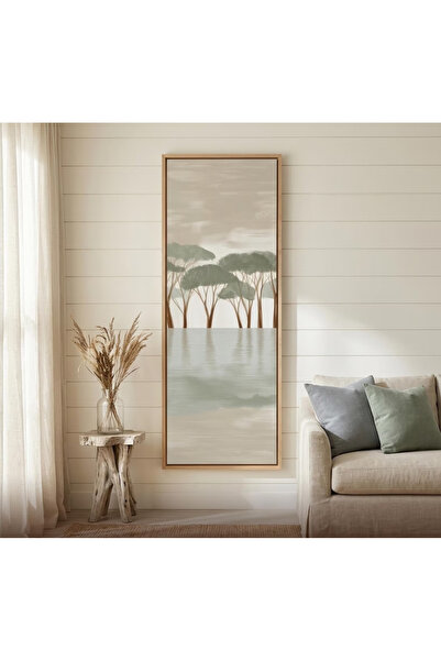 Tuba Decor Tek Parça Gerçek Ahşap Yatay Panorama