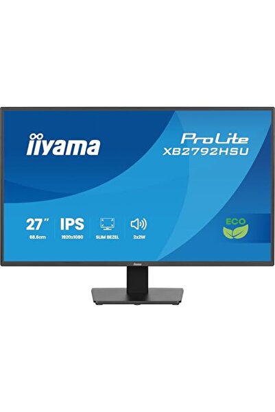 IIYAMA X2792QSU-B1 27 инча IPS с тънък рамков дизайн от 4 страни Green Choice...