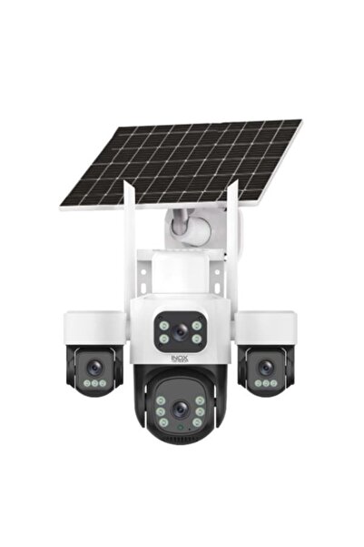 Universal كاميرا IP شمسية INOX بدقة 3 ميجابكسل مع 4 عدسات وخاصية PT Speed Dom...
