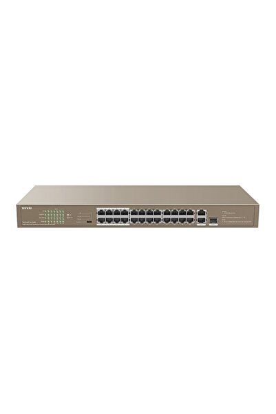 Universal Tenda 24port poe 250w 1-sfp 10/100/ 2-gbe unmanaged switch tef1126p...