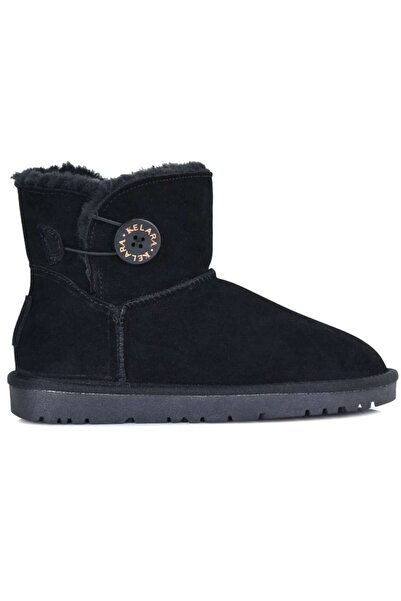 OEM Μαύρο χαμηλό δερμάτινο Australian Boot Kelara 41204