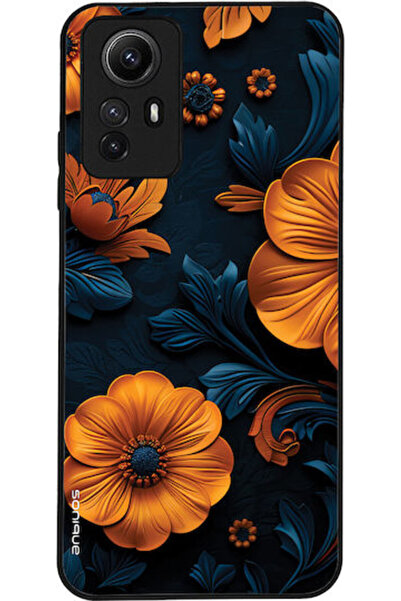 Other Θήκη Sonique Σειράς 3D Λουλουδιών για Xiaomi Redmi Note 12s Πορτοκαλί 01