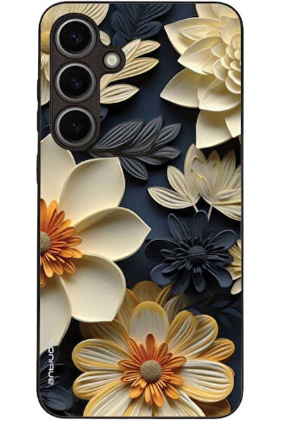 Other Θήκη Sonique Σειράς 3D Λουλουδιών για Samsung Galaxy S24 Plus Εκρού