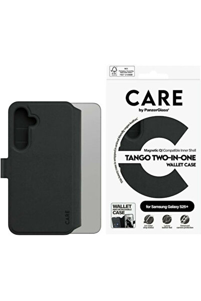 Panzer Glass PanzerGlass Feature Tango 2 σε 1 Δερμάτινο Πορτοφόλι Μαύρο (Gala...