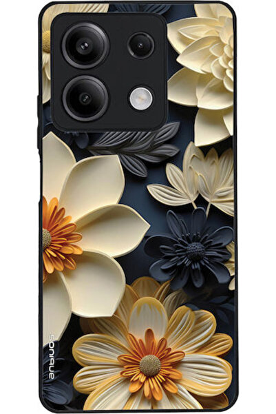 Other Θήκη Sonique Σειράς 3D Λουλουδιών για Xiaomi Redmi Note 13 5G Κρεμ