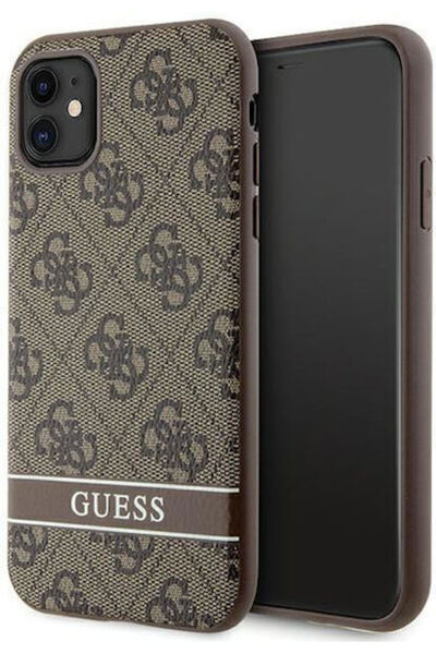 Guess Πίσω Κάλυμμα Πλαστικό Καφέ (iPhone 11) Κωδικός: GUHCN61P4SNW