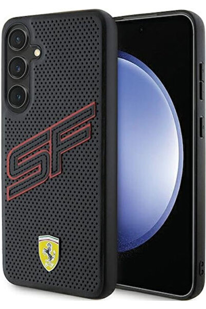 Ferrari Sf Διάτρητο Πλαστικό Πίσω Κάλυμμα Ροζ (Galaxy S24+) Κωδικός: FEHCS24M...