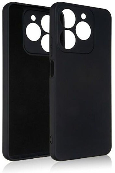 Beline Θήκη Σιλικόνης Πίσω Κάλυμμα Μαύρο (Realme C63)