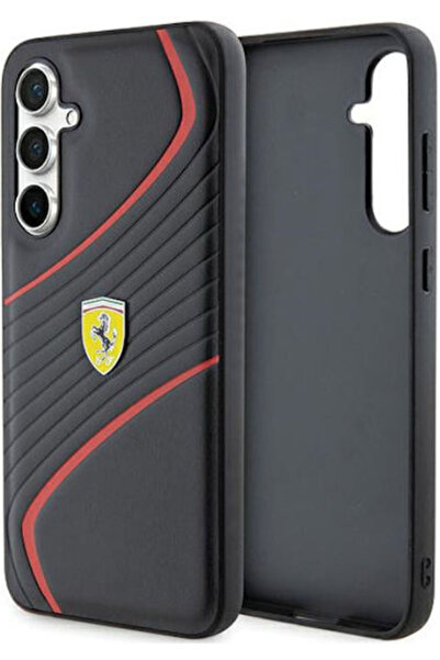 Ferrari Πλαστικό Μαύρο Πίσω Κάλυμμα από Ανθρακονήματα (Galaxy S23 FE) Κωδικός...