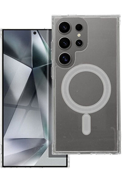 OEM Διαφανής Πλαστική / Σιλικόνης Πίσω Θήκη Mag (Galaxy S25 Ultra)