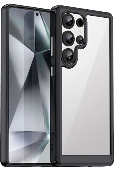 Hurtel Outer Space Πίσω Κάλυμμα Σιλικόνης / Πλαστικού Μαύρο (Galaxy S25 Ultra)