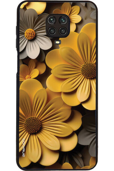 Other Θήκη Sonique Σειράς 3D Λουλουδιών για Xiaomi Redmi Note 9s/9 Pro Κίτρινη
