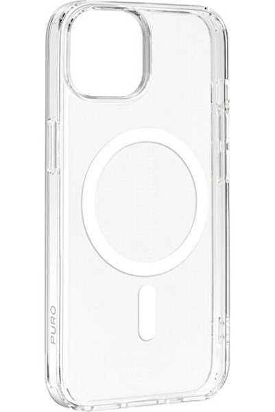 Puro Lite Mag Πίσω Κάλυμμα Σιλικόνης Διαφανές (iPhone 15)