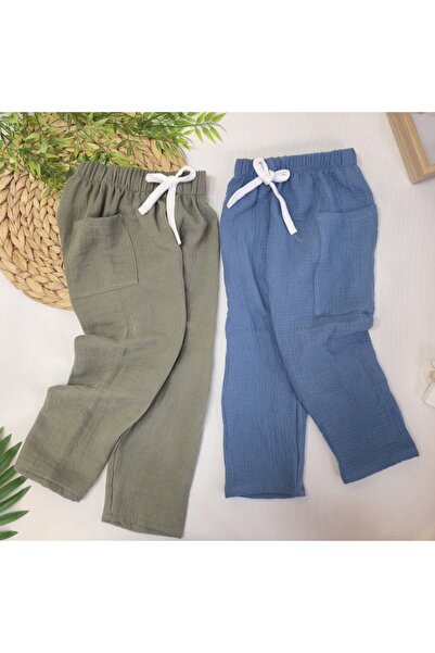 FLOWER BABY Muslin Baby Children's Pants