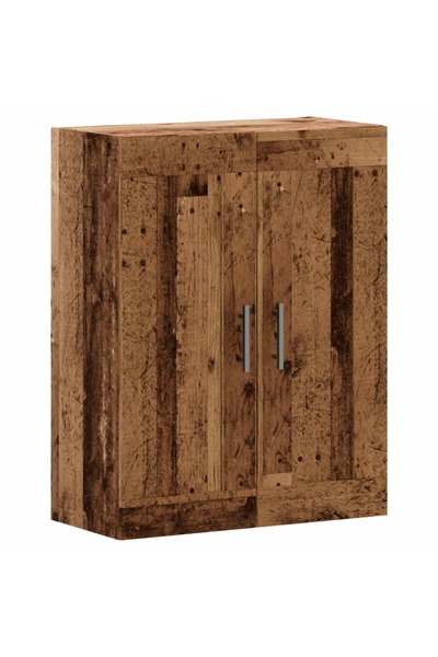 vidaxl Dulap montat pe perete lemn vechi 69,5x34x90 cm lemn prelucrat