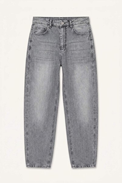 DeFacto Super Baggy Fit Light Gray Trousers I0333Ax26Sm