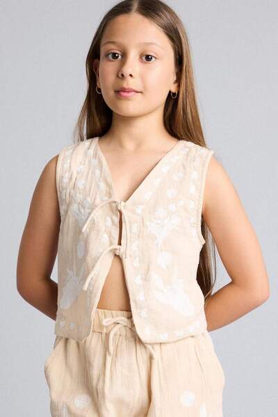 DeFacto Short-Sleeved Blouse Girl Child G0897A826Hs