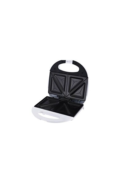 Mercaton 750 W electric sandwich grill, with non-stick surface, white color, ...