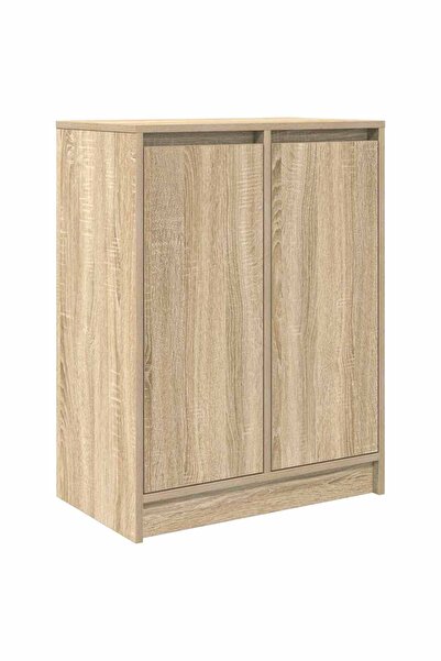 vidaxl Bufetă Stejar Sonoma 57x34x76 cm Lemn prelucrat