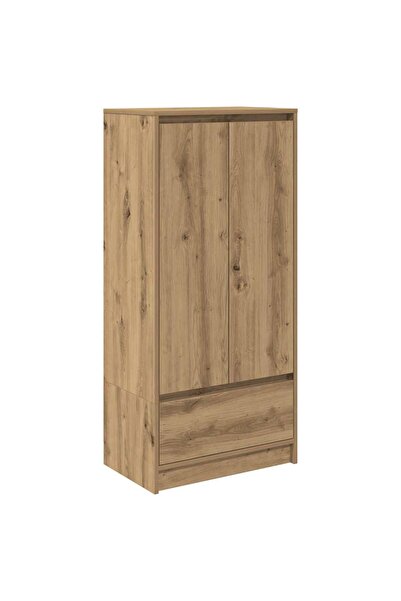 vidaxl Dulap cu sertar Artisan Stejar 55,5x34x119,5 cm lemn prelucrat
