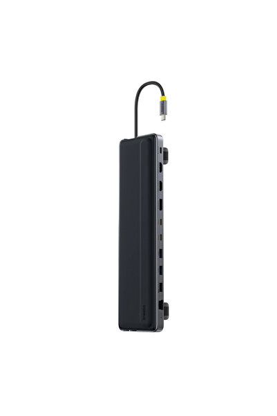 Baseus Stație de andocare 12-în-1 Hub USB-C pentru laptop cu HDMI 4K 60Hz Dis...