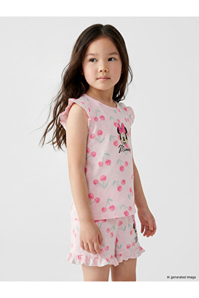 LC Waikiki Minnie Mouse Printed Girls' Undershirt