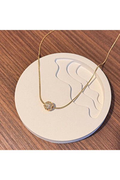 TURKAFONE Glitter Ball Necklace