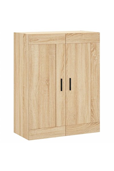 vidaxl Dulap TV pe perete stejar sonoma, 69,5x34x90 cm, lemn prelucrat