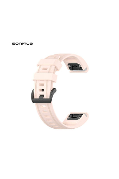 Other Λουράκι Σιλικόνης Σονίκ Ροζ (Garmin Fenix 7S/5S/5S Plus/6S/6S Pro/insti...