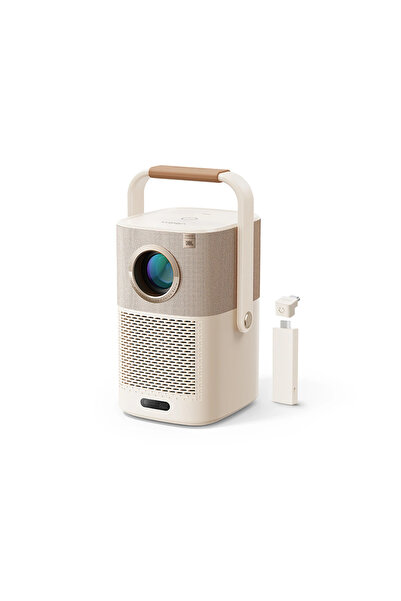 YABER Proiector T2 Plus FullHD pentru smartphone-uri cu difuzoare JBL și cone...