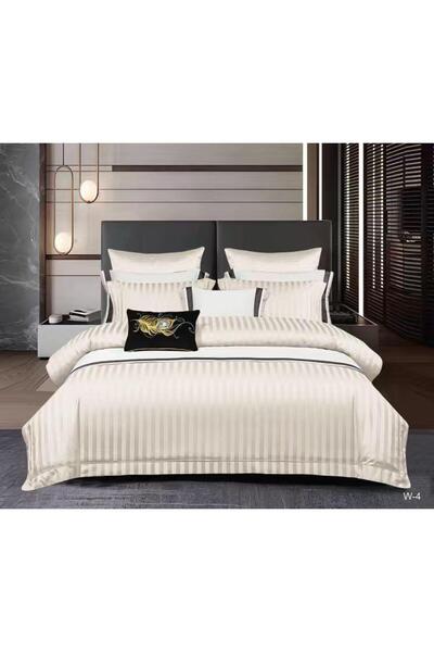 OEM Premium hotel Cotton Damask Duvet Cover Set - with Stretchy - 6 pieces | ...
