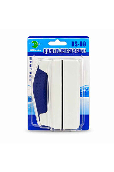 Rs Electrical RS-09 Mıknatıslı Akvaryum Cam Sileceği Yosun Temizleyici Cam Te...