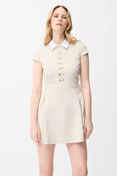 adL Yanları Bağcık Detaylı Elbise